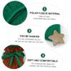 GALPADA 2-Piece Christmas Hat and Scarf Set for Dogs and Cats view 3