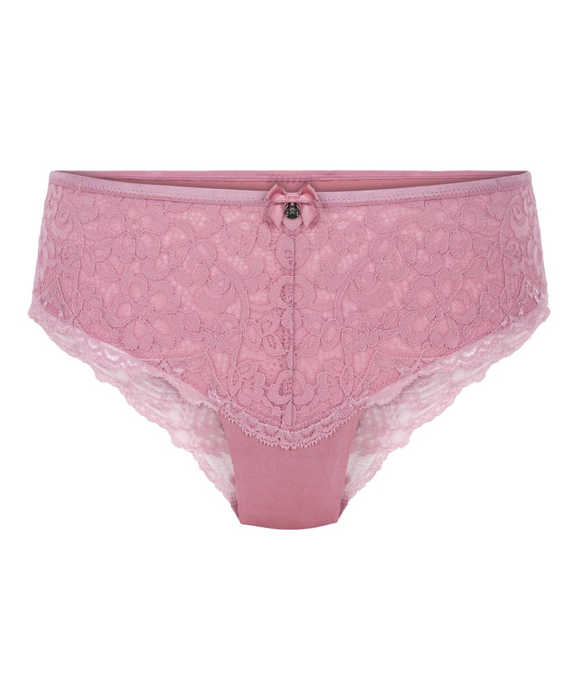 HUNKEMÖLLER Brazilian Brief - Navy - Lilac - XL