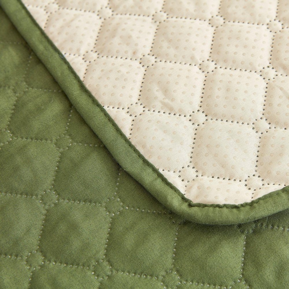 Morbuy Washable Waterproof Incontinence Bed Pad, 210 x 305 cm, Green