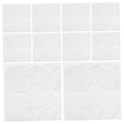 Ciieeo 10-Piece Cotton Cloth Napkins, Washable Dinner Napkins and Dish Towels