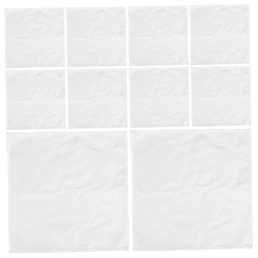 Ciieeo 10-Piece Cotton Cloth Napkins, Washable Dinner Napkins and Dish Towels