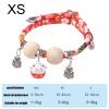 Small Cat Collar with Cedar Wood Bead view 3