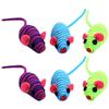 Alasum 6-Piece Elastic Rope Mouse Cat Toys, Random Colors view 1