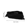 OUNONA Black Stroller Storage Basket and Shopping Organizer Bag for Under-Stroller Attachment, Compatible with Many Models, Large Capacity for Baby Items view 2