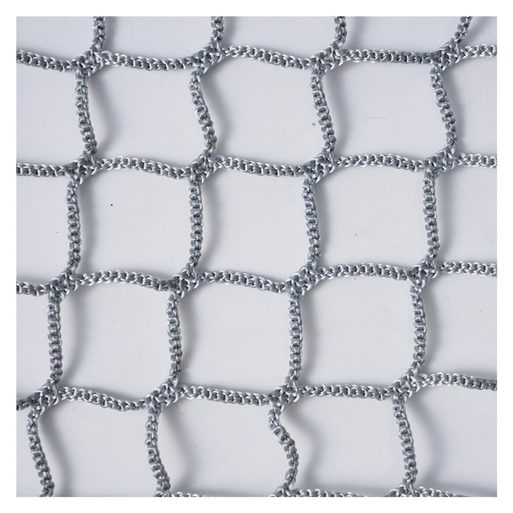 WXQTM Gray Knotless Safety Net, Stadium Enclosure Net, for Playground Climbing Frames, 1.5 x 4 m