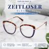BRILO Women's Tortoiseshell Multicolor Butterfly Reading Glasses +1.00 view 2