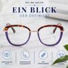 BRILO Women's Tortoiseshell Multicolor Butterfly Reading Glasses +1.00 view 3