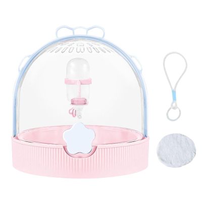 Lightweight Hamster Travel Carrier, Durable Small Animal Pet Carrier