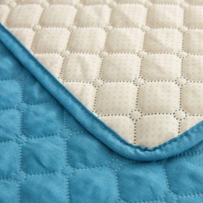 Morbuy Washable Waterproof Incontinence Bed Pad, Non-Slip, Soft, Breathable, 75 x 180 cm, Blue