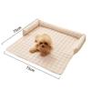 WGQR Washable Dog Bed - Nonslip Pet Blanket and Sofa Protector, Fluffy Mat for Sofas, Floors and Car Seats, 75 x 75 cm, Light Gray view 4