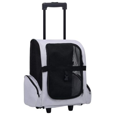 Rantry 3-in-1 Foldable Pet Trolley, Gray, Model 171020