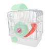 ibasenice Small Two-Level Hamster Cage with Accessories view 1