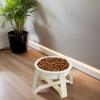 Slow-Feed Ceramic Non-Slip Dog Feeding Station with Stand view 3