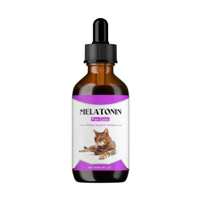 Cat Sleep Aid, 60ml Drops - Calming Solution for Vet Visits, Training, Travel, and Storms