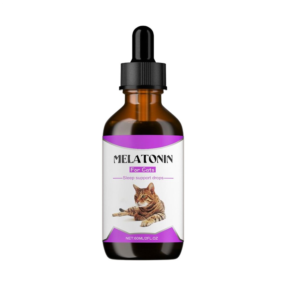 Cat Sleep Aid, 60ml Drops - Calming Solution for Vet Visits, Training, Travel, and Storms