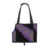 Lightweight, Breathable Travel Shoulder Bag for Small Pets, WZYCWB Lavender Group Printed Pet Shoulder Bag view 1