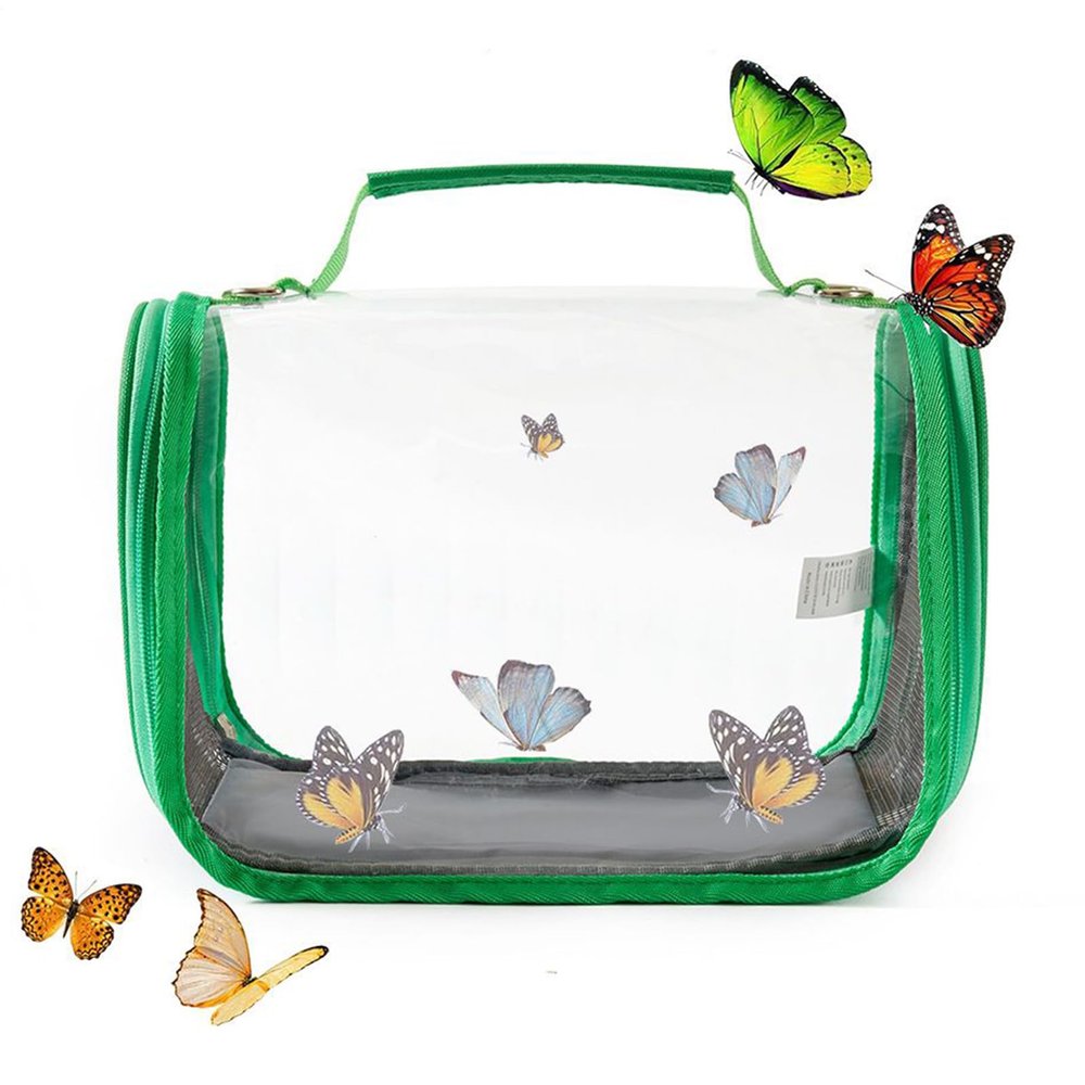 Butterfly Habitat Mesh Cage with Handle, Breathable and Lightweight