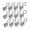 TOYANDONA Pet Collar Bells with Clear Sound, 12-Pack, Silver Metal view 1