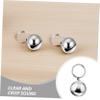 TOYANDONA Pet Collar Bells with Clear Sound, 12-Pack, Silver Metal view 3
