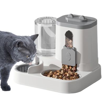 Automatic Cat Feeder, Leakproof Water and Treat Accessory