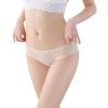 Generic Sheer Mesh Low-Rise Panties for Women, Cute Seamless Underwear (Beige, XL) view 1