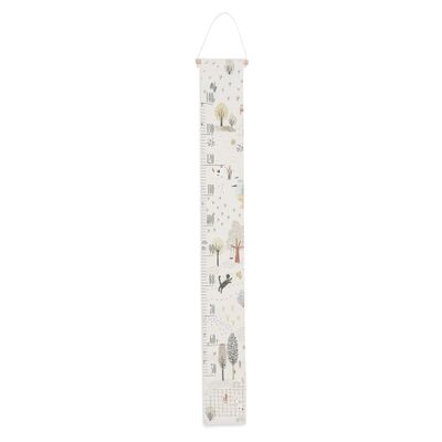 Jollein Tiny Park Fabric Height Chart for Kids