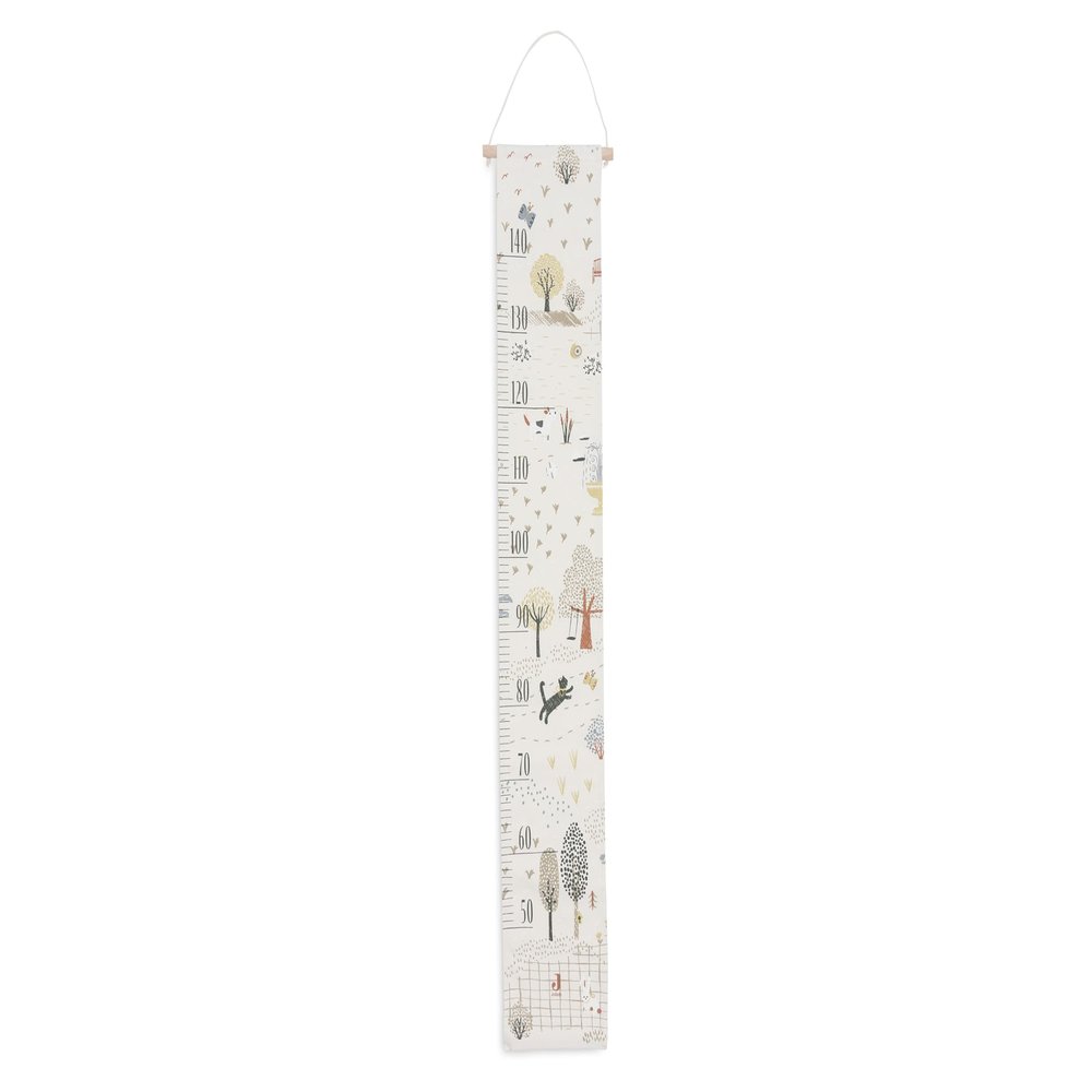 Jollein Tiny Park Fabric Height Chart for Kids