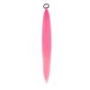 66 cm Pre-Stretched Braiding Hair Extensions, Synthetic Braiding Hair, Purple Strands, Easy Braids Hairpiece (Pink) view 3