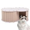 Removable Donut Cat Tunnel Bed for Rest and Play view 1