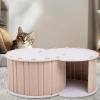 Removable Donut Cat Tunnel Bed for Rest and Play view 3