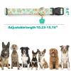 Cotton Dog Collar with Quick Release - Colorful Floral Design view 2