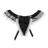 Generic Low-Rise Men's Open Thong Sexy Lace Underwear Briefs Anal G-String (Black, XL) view 4