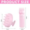 60 mL Hair Oil Applicator Bottle with Massage Comb, White view 2