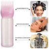 60 mL Hair Oil Applicator Bottle with Massage Comb, White view 4