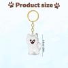 Fukaisu Dog Hair Keepsake Keychain, Portable Pet Hair Memorial Capsule (Style 3) view 2