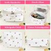 3-Piece Leopard Print Cosmetic Bag Set for Everyday Use and Travel view 3