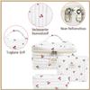 3-Piece Leopard Print Cosmetic Bag Set for Everyday Use and Travel view 4