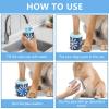 Miaozhen Merry Christmas Snowflake Santa Dark Blue Reusable Paw Washer Cup with Soft Silicone Bristles for Dogs and Cats view 4