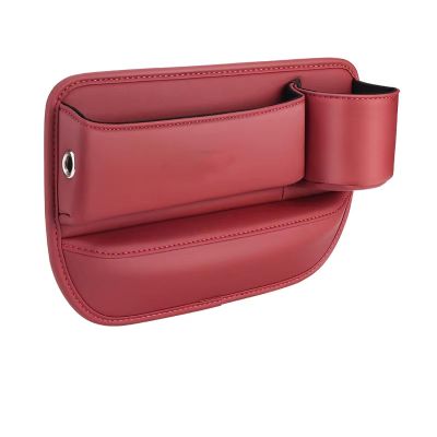 CEAQXEAA Car Seat Gap Storage Box for A1/A3, Leather Console Side Organizer