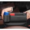 CEAQXEAA Car Seat Gap Storage Box for A1/A3, Leather Console Side Organizer view 2