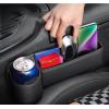 CEAQXEAA Car Seat Gap Storage Box for A1/A3, Leather Console Side Organizer view 3
