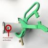 alloneslife R134A Can Tap Opener for HVAC Valves, Plastic Construction view 3