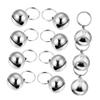 HAPINARY Pet Collar Bell Charms, 12-Pack, Silver Metal, 18 mm view 1