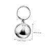HAPINARY Pet Collar Bell Charms, 12-Pack, Silver Metal, 18 mm view 2