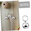 HAPINARY Pet Collar Bell Charms, 12-Pack, Silver Metal, 18 mm view 3