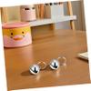 HAPINARY Pet Collar Bell Charms, 12-Pack, Silver Metal, 18 mm view 4