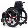 Sunyongfly Lightweight Aluminum Alloy Sport Wheelchair, Foldable, with Quick-Release Wheels and Detachable Footrests (Seat Width: 40 cm, B) view 3