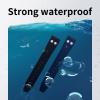 21/22 mm Natural Fluororubber Rivet-Hole Watch Strap for Portugieser, Soft view 2