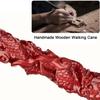 Wzmazingly Hand-Carved Dragon Walking Cane for Women and Men, Natural Red Pearwood with Ergonomic Handle and Rubber Tip, for Seniors (95 cm/37 in) view 3
