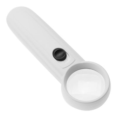 Qcwwy Handheld Magnifying Glass, Compact Magnifier for Facial Pores, Manicures, Ear Cleaning and Camera Photos (MG6B-3, 5x)